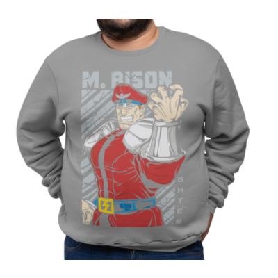 BLUZA STREET FIGHTER BISON